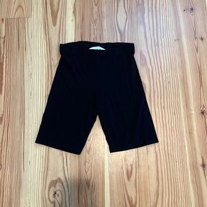 Black long shorts